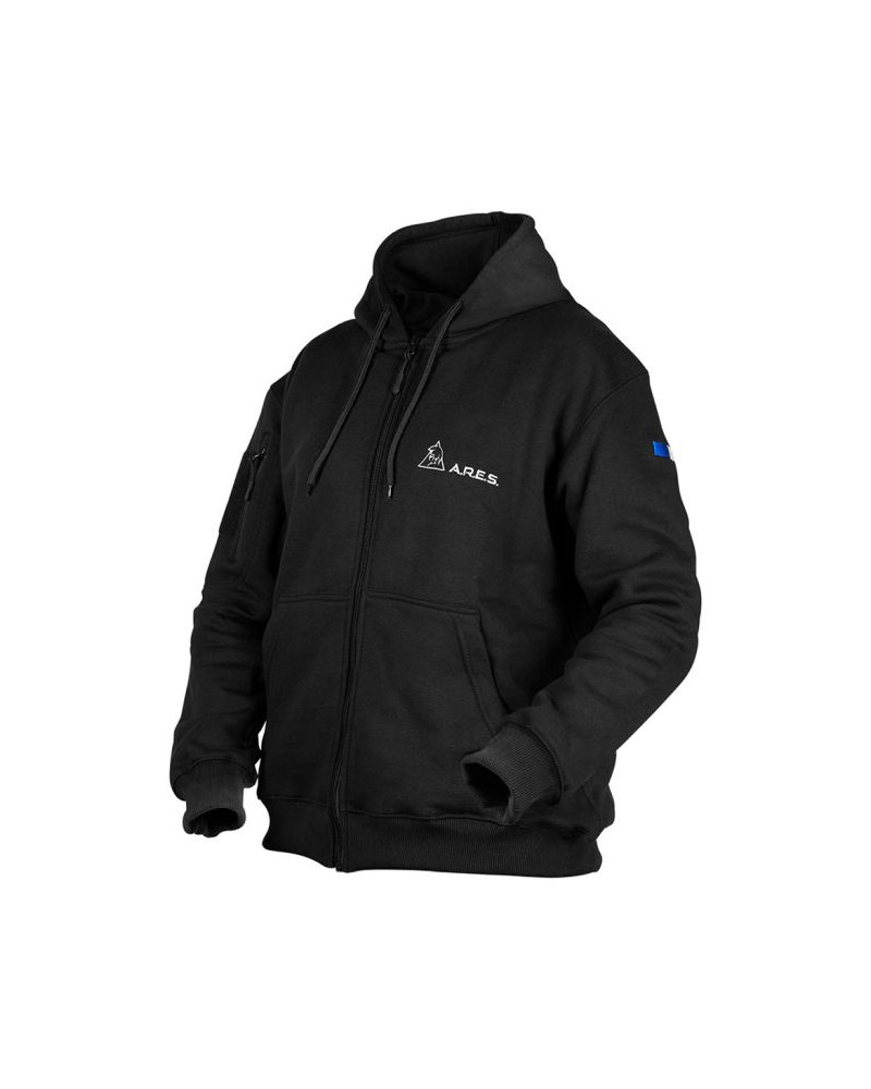 SWEAT À CAPUCHE FRENCH FORCES NOIR - A.R.E.S SWEAT À CAPUCHE FRENCH FORCES NOIR - A.R.E.S