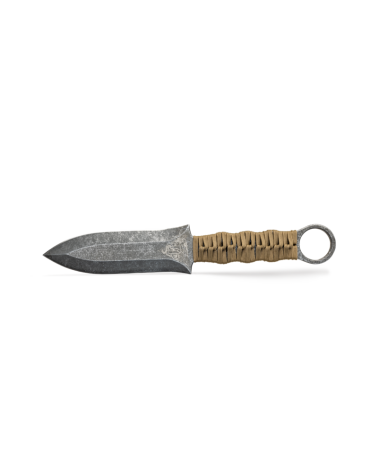 Dague Wildsteer Altor coyote avec anneau tactique lame inox et etui MOLLE utilisee par le 2e REP