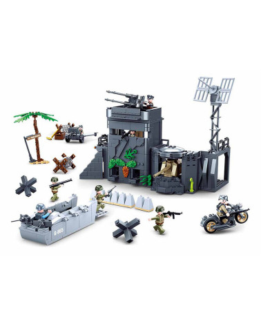 Jeu de construction The Atlantic Wall M38-B0861 Sluban avec 8 figurines