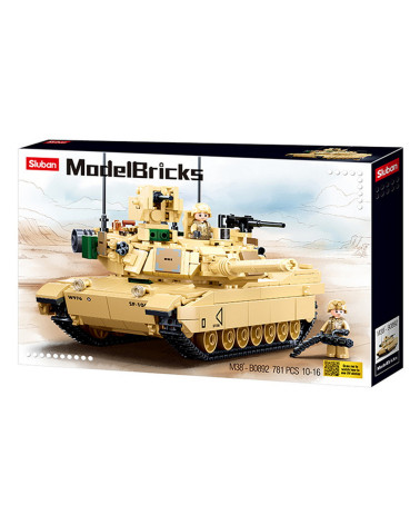Jeu de construction M1A2 SEP V2 Abrams Sluban avec 2 figurines Jeu de construction M1A2 SEP V2 Abrams Sluban avec 2 figurines