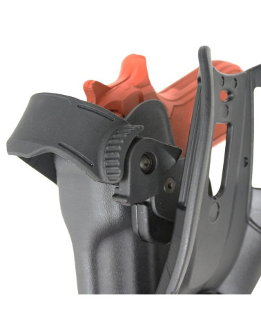 Holster Roto-Plus PAMAS (gauche) de RADAR 1957, conçu pour un port sécurisé et flexible de votre arme. Holster Roto-Plus PAMAS (gauche) de RADAR 1957, conçu pour un port sécurisé et flexible de votre arme.