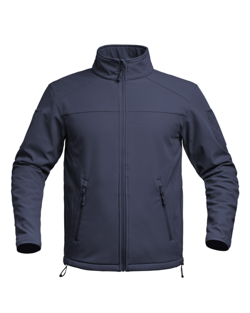 VESTE SOFTSHELL FIGHTER BLEU MARINE - A10 EQUIPMENT VESTE SOFTSHELL FIGHTER BLEU MARINE - A10 EQUIPMENT