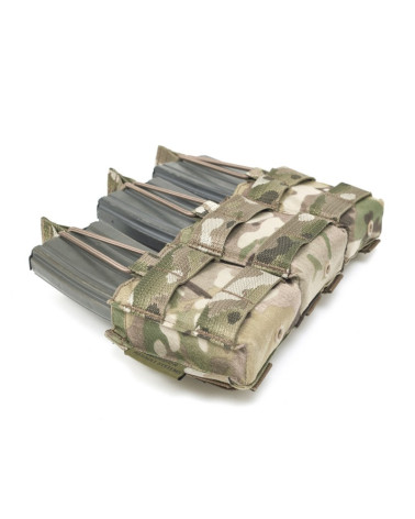 Triple Snap Mag Multicam de Warrior Assault System : poche tactique robuste pour transporter trois chargeurs. Triple Snap Mag Multicam de Warrior Assault System : poche tactique robuste pour transporter trois chargeurs.