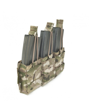 Triple Snap Mag Multicam de Warrior Assault System : poche tactique robuste pour transporter trois chargeurs. Triple Snap Mag Multicam de Warrior Assault System : poche tactique robuste pour transporter trois chargeurs.