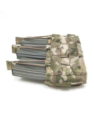 Triple Snap Mag Multicam de Warrior Assault System : poche tactique robuste pour transporter trois chargeurs. Triple Snap Mag Multicam de Warrior Assault System : poche tactique robuste pour transporter trois chargeurs.