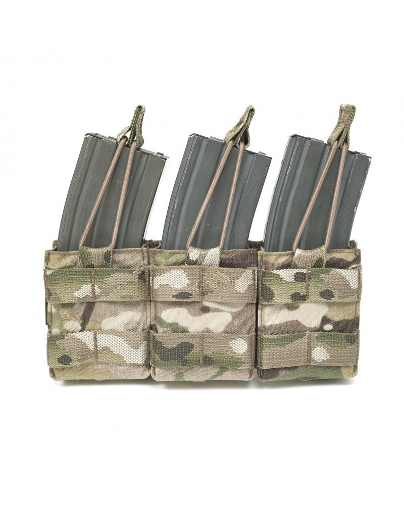 Triple Snap Mag Multicam de Warrior Assault System : poche tactique robuste pour transporter trois chargeurs. Triple Snap Mag Multicam de Warrior Assault System : poche tactique robuste pour transporter trois chargeurs.