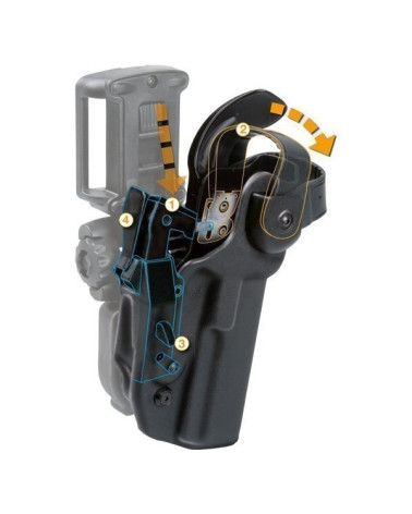 Étui en Kydex 5 niveaux de rétention pour SIG (2022) - Sécurité et performance avec Radar 1957. Étui en Kydex 5 niveaux de rétention pour SIG (2022) - Sécurité et performance avec Radar 1957.