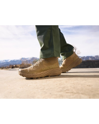 Agility Peak 5 Mid Tactical GTX WP Coyote - Merrell, la chaussure tactique imperméable alliant légèreté, confort et robustesse. Agility Peak 5 Mid Tactical GTX WP Coyote - Merrell, la chaussure tactique imperméable alliant légèreté, confort et robustesse.