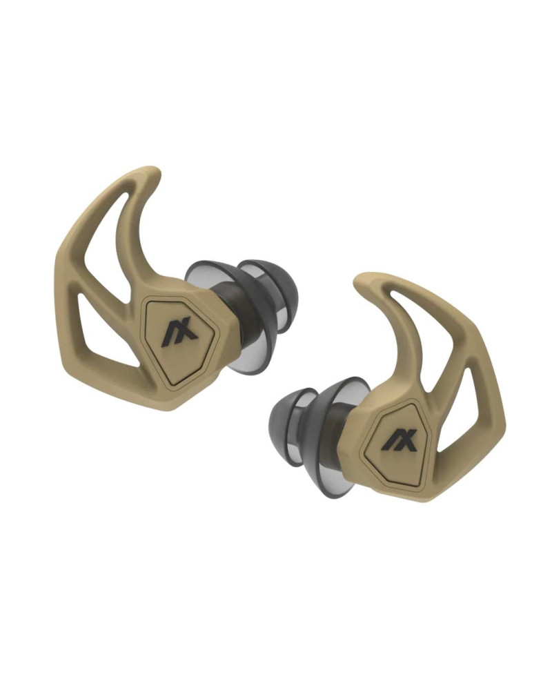 Bouchons d’oreilles X30I Tan - Axil, protection auditive avancée pour les professionnels et tireurs. Bouchons d’oreilles X30I Tan - Axil, protection auditive avancée pour les professionnels et tireurs.