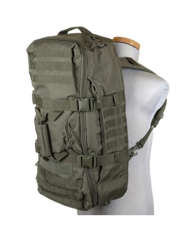 Sac de transport 40L vert olive de Specna Arms, conçu pour un usage tactique et militaire. Sac de transport 40L vert olive de Specna Arms, conçu pour un usage tactique et militaire.