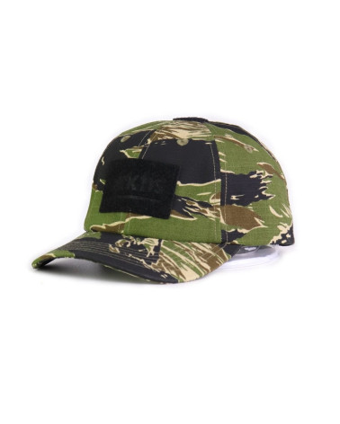 Casquette Ranger Vietnam Tiger Stripe – Camouflage et confort.
