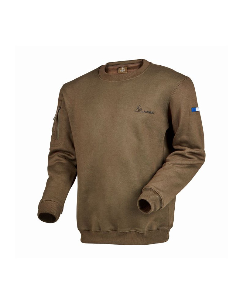 Sweat French Army Coyote par A.R.E.S – Vêtement tactique idéal pour les professionnels Sweat French Army Coyote par A.R.E.S – Vêtement tactique idéal pour les professionnels