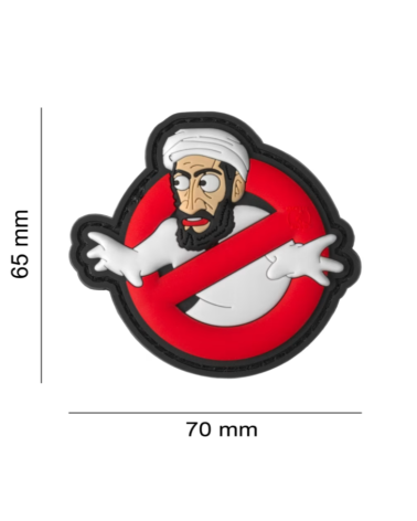 Patch 3D PVC TALIBUSTER RUBBER de JTG fixé sur une veste tactique