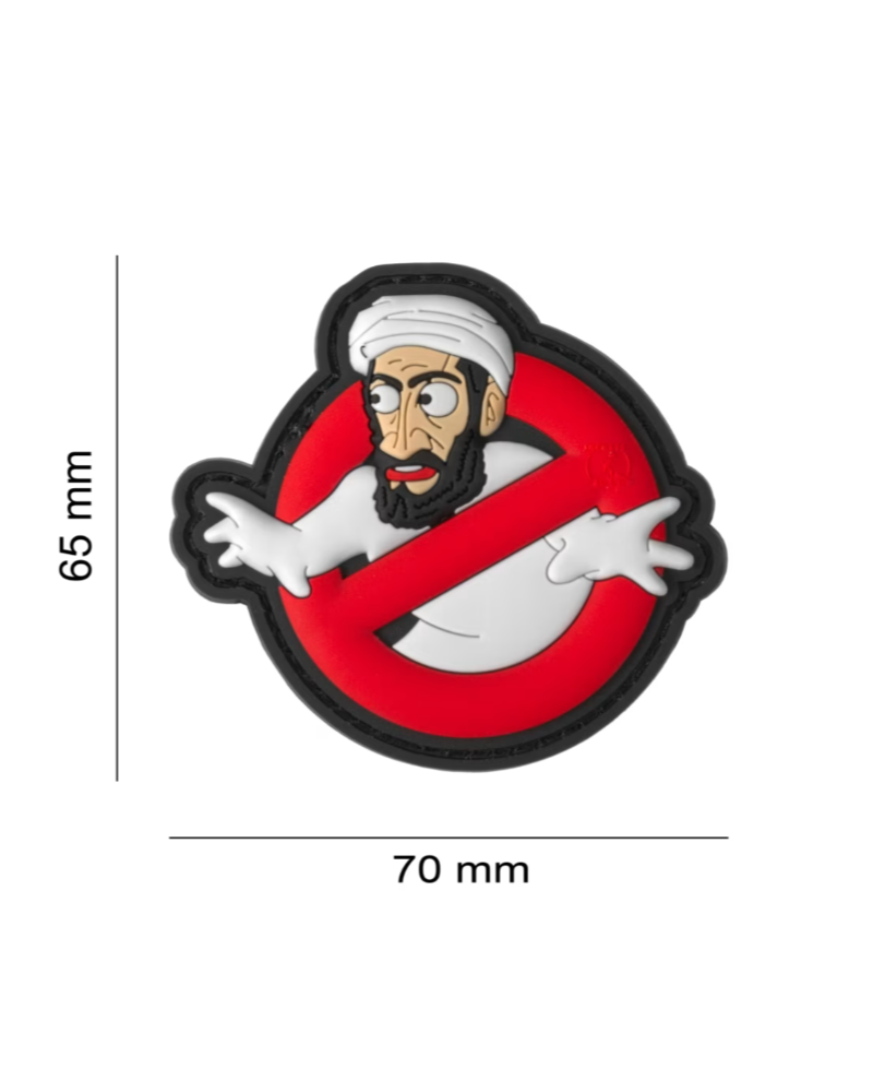 Patch 3D PVC TALIBUSTER RUBBER de JTG fixé sur une veste tactique
