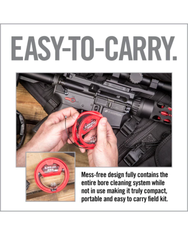 Kit Bore Boss 17HMR de Real Avid avec câble, brosse et étui rigide Kit Bore Boss 17HMR de Real Avid avec câble, brosse et étui rigide