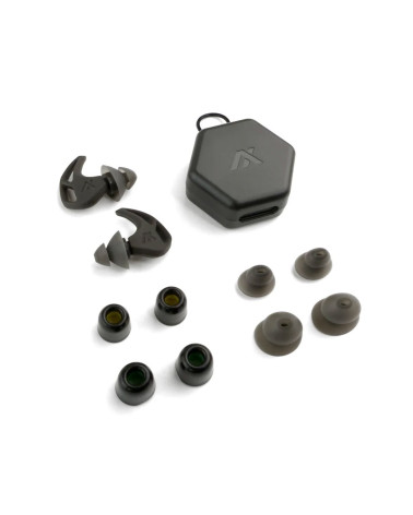 Bouchons d’oreilles X20 tan AXIL, protection auditive tactique et discrète