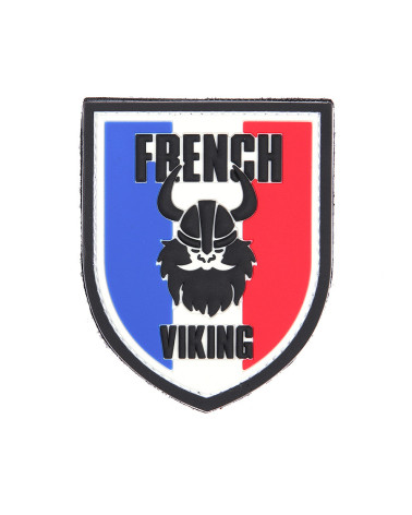 Patch 3D French Viking de 101 INC en PVC avec fixation velcro et design viking français