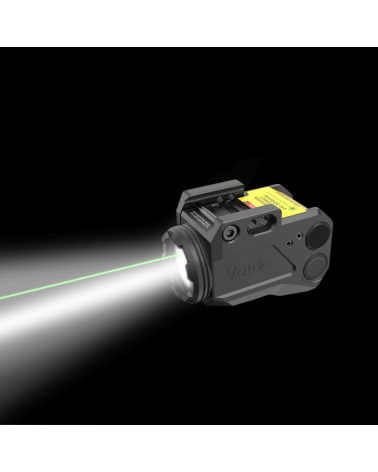 Combo lampe tactique et laser vert VAIDE SCRAPPER Compact de Vector Optics monté sur rail Picatinny Combo lampe tactique et laser vert VAIDE SCRAPPER Compact de Vector Optics monté sur rail Picatinny