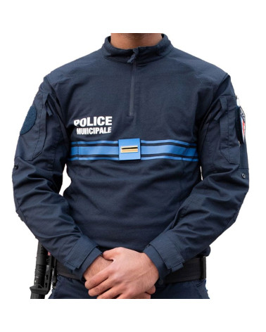 Chemise UBAS Le Protecteur pour Police Municipale, portée en situation d’intervention