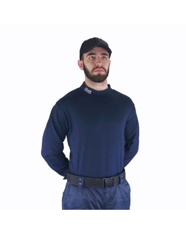 Sous-pull col montant Police Municipale Le Protecteur avec marquage officiel et velcros