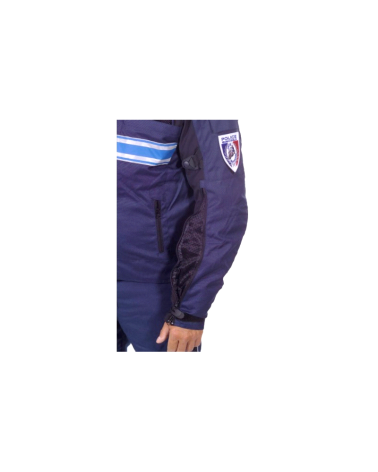 Blouson moto été Police Municipale Le Protecteur avec marquages haute visibilité Blouson moto été Police Municipale Le Protecteur avec marquages haute visibilité