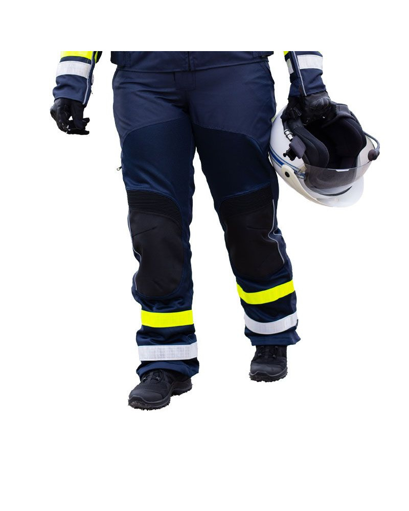 Pantalon moto été Police Municipale Le Protecteur avec protections et bandes réfléchissantes Pantalon moto été Police Municipale Le Protecteur avec protections et bandes réfléchissantes