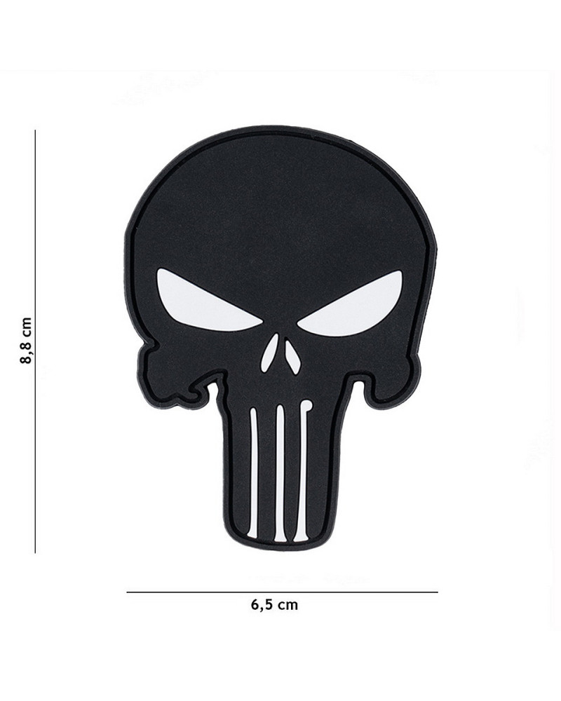 PATCH 3D PVC PUNISHER NOIR - 101 INC PATCH 3D PVC PUNISHER NOIR - 101 INC