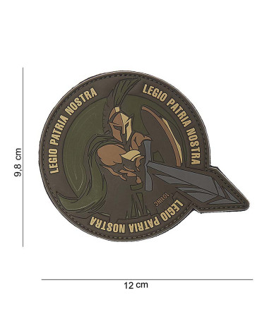 Patch 3D PVC LEGIO PATRIA NOSTRA de 101 INC représentant la devise de la Légion étrangère française