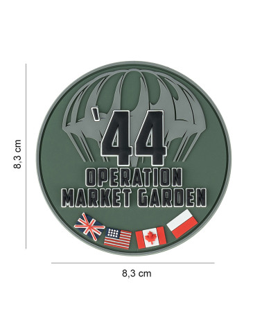 Patch 3D PVC MARKET GARDEN 44 VERT de 101 INC commémorant l’opération militaire de 1944