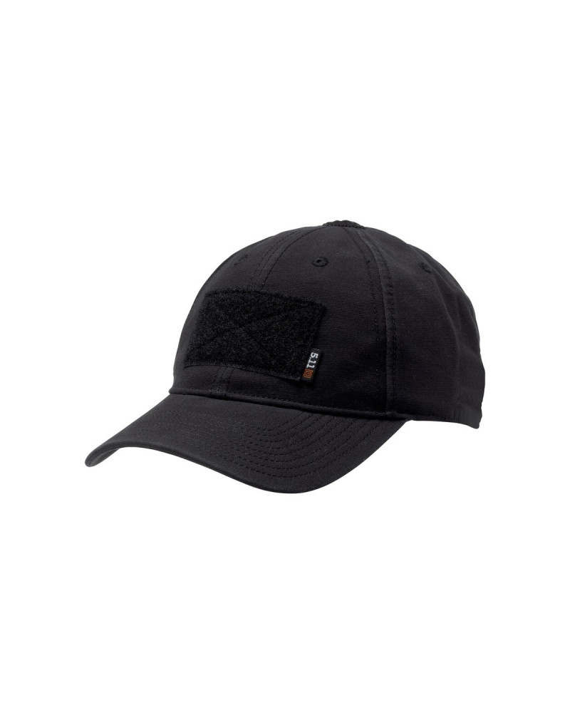 Casquette noire Flag Bearer 5.11 Tactical avec velcro frontal pour patch Casquette noire Flag Bearer 5.11 Tactical avec velcro frontal pour patch