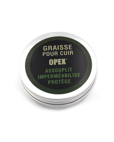 Pot de graisse spécial cuir OPEX avec éponge intégrée pour entretien des équipements