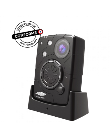 Caméra piéton EH-17G compacte avec GPS intégré et vision nocturne