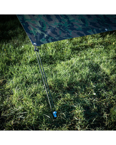 Corde élastique verte Fosco pour fixation tactique et usage outdoor