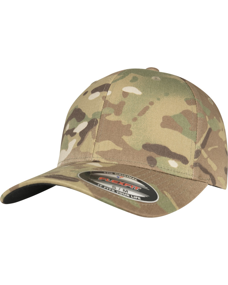 Casquette FLEXFIT camouflage Multicam pour usage tactique et professionnel Casquette FLEXFIT camouflage Multicam pour usage tactique et professionnel