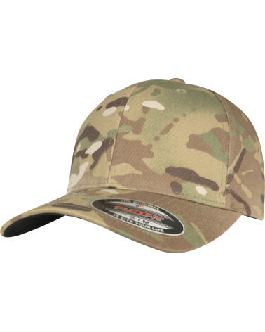 Casquette FLEXFIT camouflage Multicam pour usage tactique et professionnel