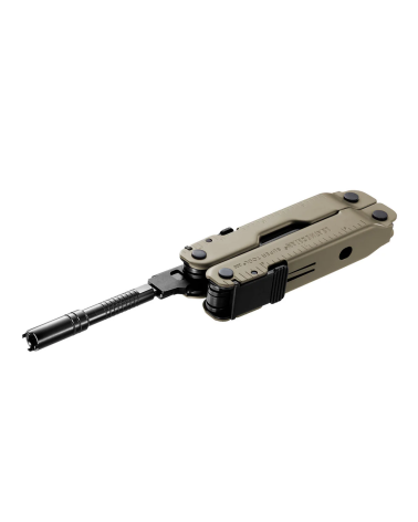 Pince Leatherman Super Tool 300M – Version Coyote avec 20 outils, idéale pour le terrain et l’entretien des armes. Pince Leatherman Super Tool 300M – Version Coyote avec 20 outils, idéale pour le terrain et l’entretien des armes.