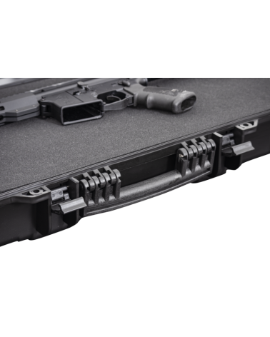 Mallette rigide RANTECH 109 cm – Étanche, résistante, avec mousse protectrice et roulettes intégrées. Mallette rigide RANTECH 109 cm – Étanche, résistante, avec mousse protectrice et roulettes intégrées.