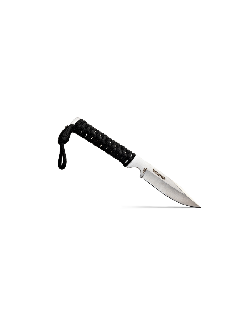 WILD TECH 4 PARACORDE NOIRE LAME BROSSÉE - WILDSTEER WILD TECH 4 PARACORDE NOIRE LAME BROSSÉE - WILDSTEER