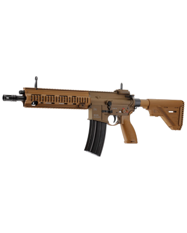 Réplique HK 416 A5 TAN GAZ 6mm – Modèle full métal avec blowback puissant par Heckler & Koch.