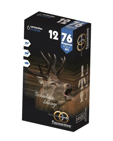 Balles Sauvestre BFS C12/76 Magnum – Puissance et précision pour la chasse au grand gibier