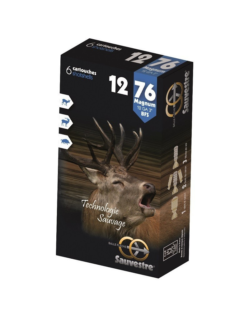 BALLES BFS C12/76 MAGNUM X6 - SAUVESTRE BALLES BFS C12/76 MAGNUM X6 - SAUVESTRE