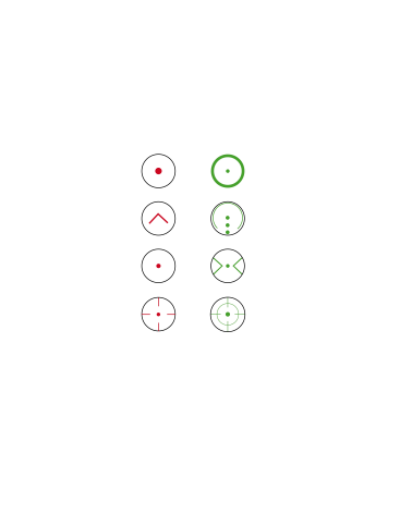 Viseur SIGHT-PRO R8 KONUS – 8 réticules sélectionnables – Rechargeable USB avec double monture rail