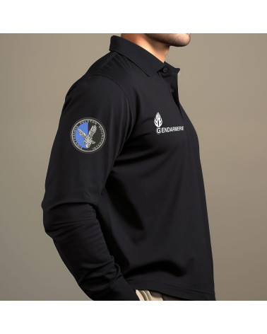 Polo Gendarmerie Noir Manches Longues – OPEX, confort thermique et discrétion en intervention Polo Gendarmerie Noir Manches Longues – OPEX, confort thermique et discrétion en intervention