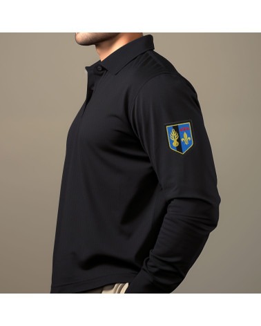 Polo Gendarmerie Noir Manches Longues – OPEX, confort thermique et discrétion en intervention Polo Gendarmerie Noir Manches Longues – OPEX, confort thermique et discrétion en intervention