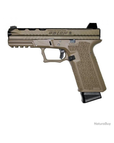 Pistolet ORION No.2 COMBAT Tan – Poseidon GBB avec culasse CNC