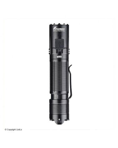 Lampe FITORCH M20C – 3000 lumens tactique, rechargeable USB-C
