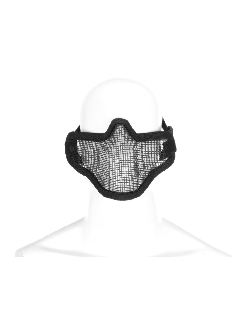 Steel Half Face Mask Noir – Invader Gear, protection en maille acier Steel Half Face Mask Noir – Invader Gear, protection en maille acier