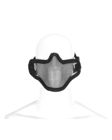 Steel Half Face Mask Noir – Invader Gear, protection en maille acier
