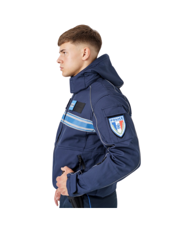 Veste Softshell IRON pour Police Municipale par DMB Uniform – Protection, technicité et confort