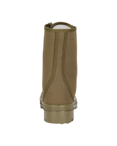 Rangers A.R.E.S en toile verte avec semelle crantée injectée et capsule de protection avant